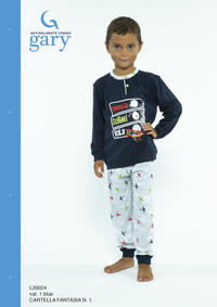 PIGIAMA BAMBINO M/L L20024 Tellini S.r.l. Ingrosso Abbigliamento